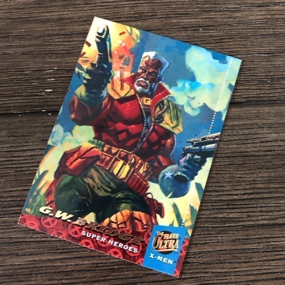 X-men ’94 Fleer Ultra trading card: G.W. Bridge (Super Heroes) #49